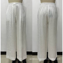 Chinese Style Women's Straight Leg Wide Leg Pants